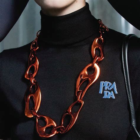 ceramic jewellery prada|Prada nylon necklaces.